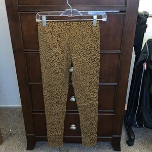 Girls Crew kids cheetah 🐆 print girls leggings -  brand new never been worn